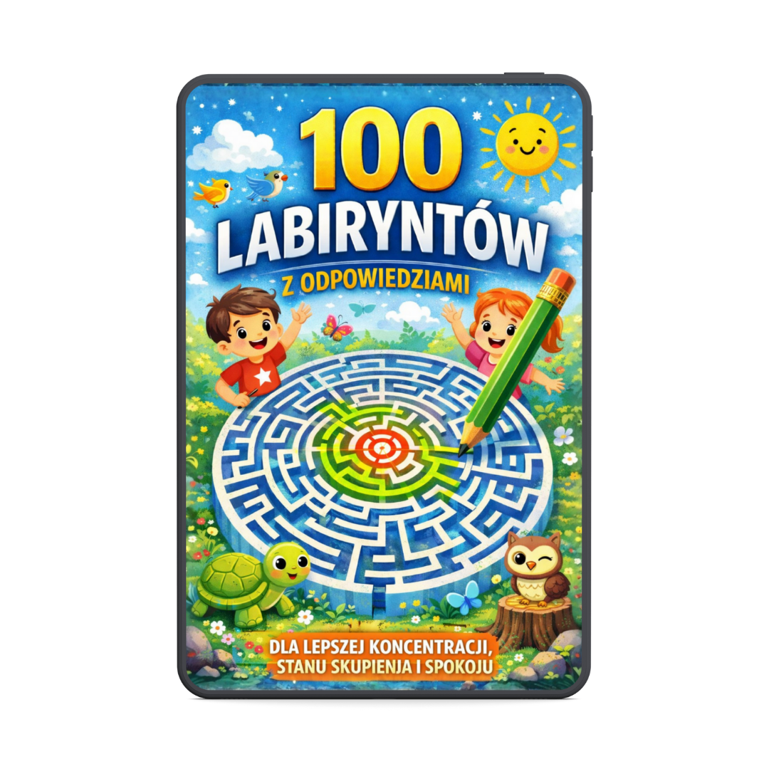 BONUS – 100 Labiryntów z Odpowiedziami