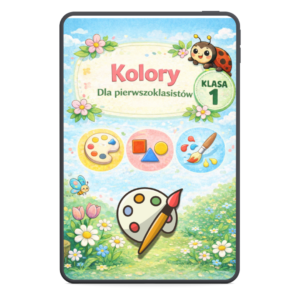 Kolory klasa 1 – nauka kolorów dla dzieci, karty pracy i ćwiczenia edukacyjne EduPakiety