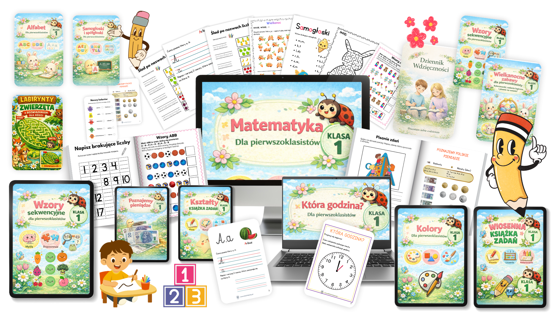 EduPakiety — mockup materiałów