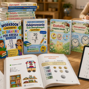 EduPakiety — materiały edukacyjne dla klas 1–3, nauczycieli, pedagogów, wychowawców i edukacji domowej: matematyka, język angielski, dodawanie, odejmowanie, kształty, zegar, samogłoski i spółgłoski.