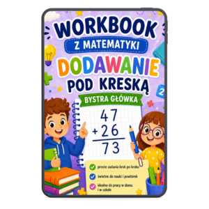 Dodawanie_2 pod kreską. Klasa 1-3